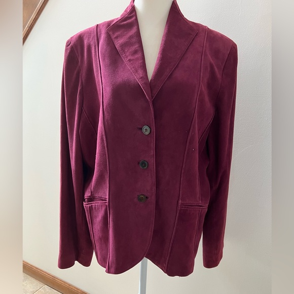 Jones New York Collection | womens suede jacket. Size: XL - Picture 12 of 14